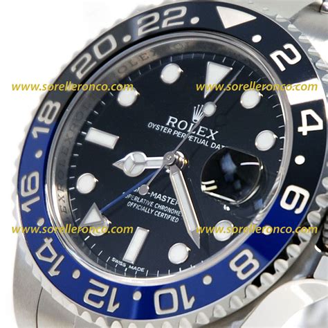 rolex oro e acciaio gmt 2 ghiera blu|Orologio Rolex GMT.